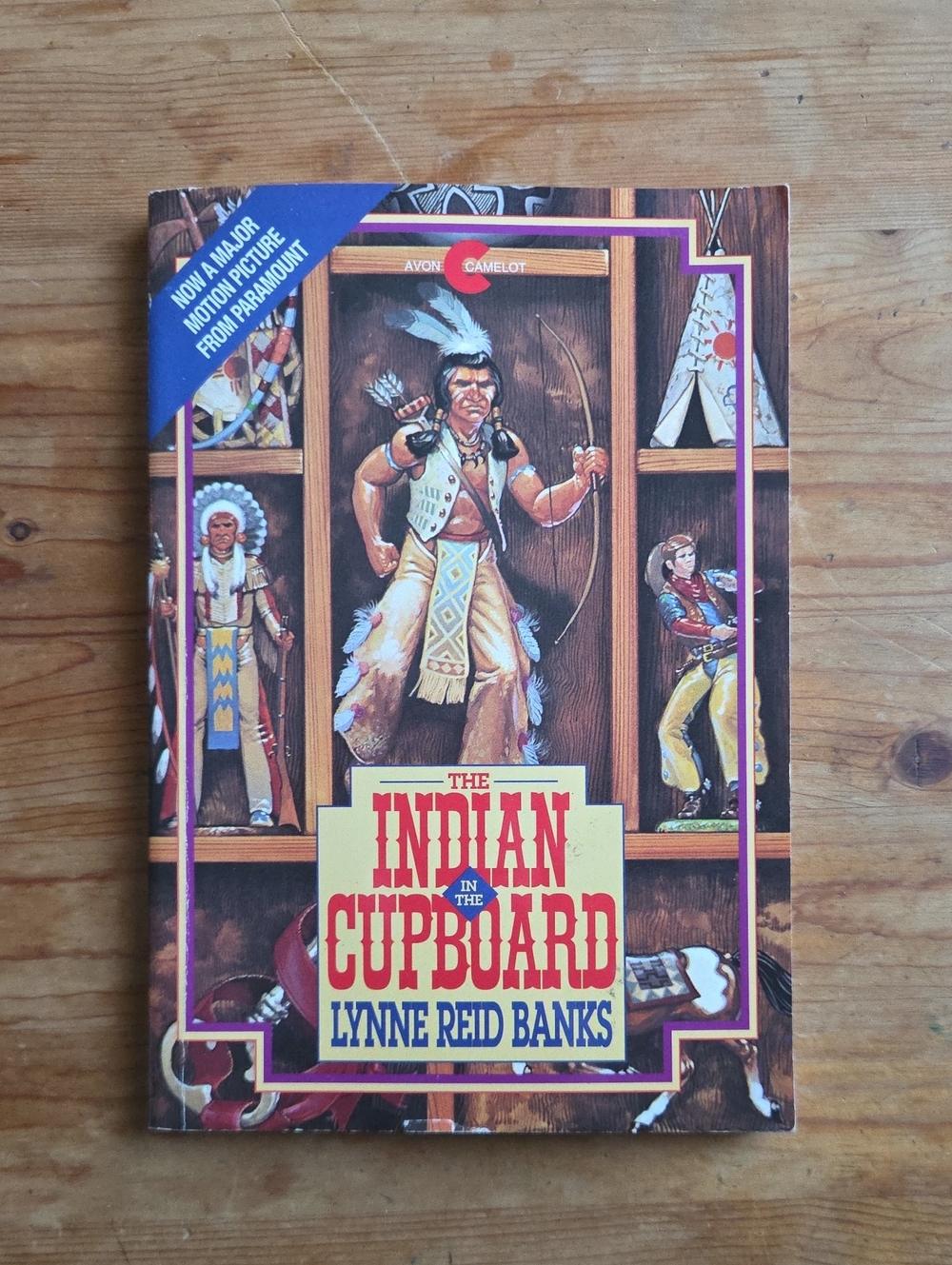 The Indian in the Cupboard 1995 Movie Tie In Edition Vintage Paperback Book Avon
